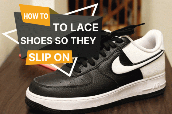 How To Lace Shoes So They Slip On