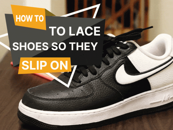 How To Lace Shoes So They Slip On