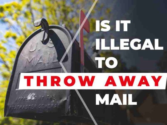 Is It Illegal To Throw Away Mail