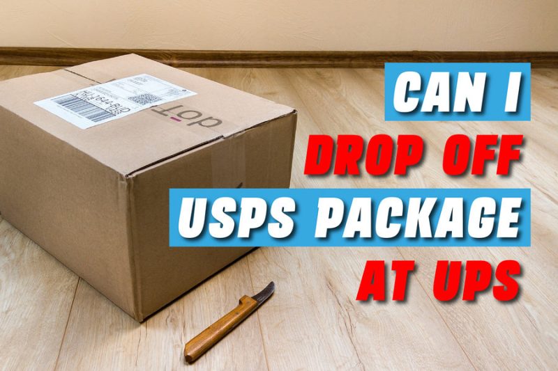 Can I drop off usps package at ups